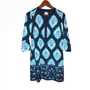 Crown & Ivy Art Deco Monkey Print Shift Dress - Size 4